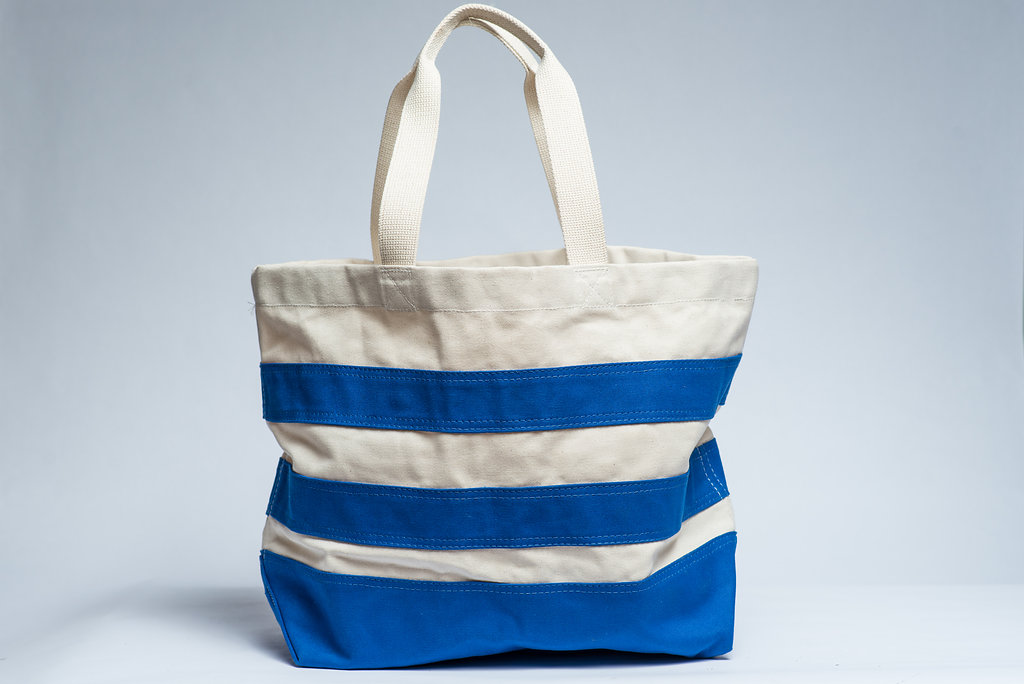 Cobalt Blue Canvas Tote Bag